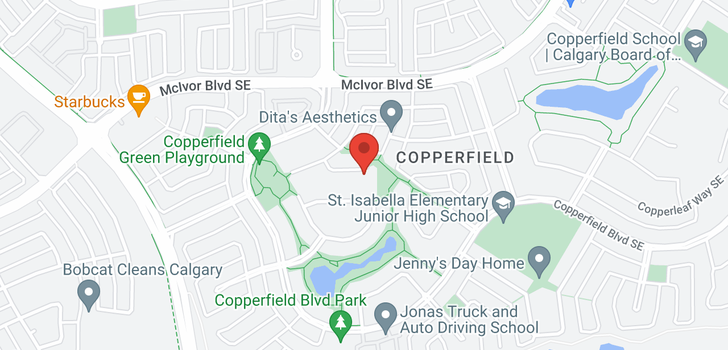 map of 247 COPPERFIELD Green SE